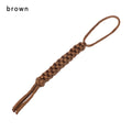 1Pc Corn Knot Nylon Chain Survival Rope Ornaments Knife Pendant Falling Keychain DIY 7Strands Paracord Rope Outdoor Camping Tool