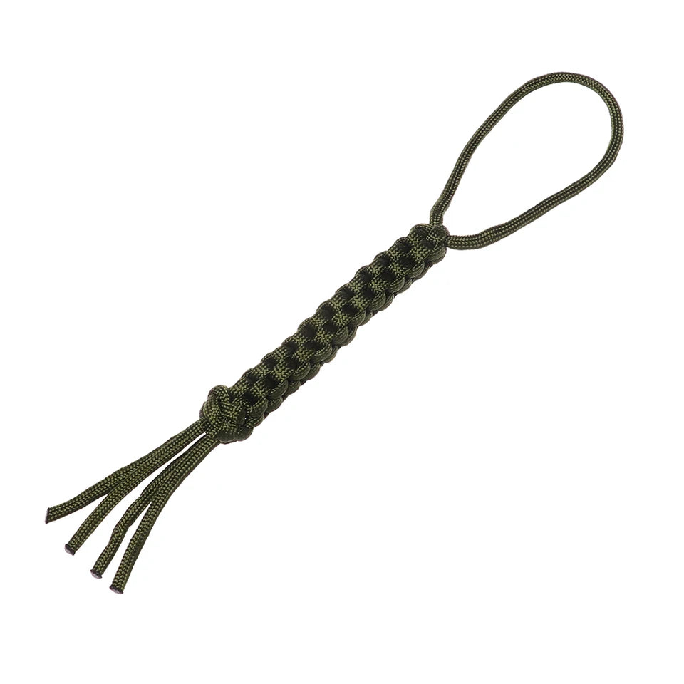 1Pc Corn Knot Nylon Chain Survival Rope Ornaments Knife Pendant Falling Keychain DIY 7Strands Paracord Rope Outdoor Camping Tool